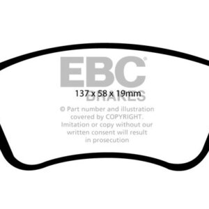 EBC Ultimax prednje kočione pločice za Toyota Auris