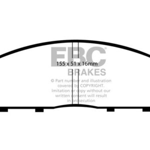 EBC Ultimax prednje kočione pločice za Mitsubishi L200