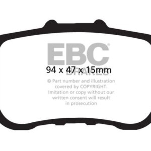 EBC Ultimax stražnje kočione pločice za Honda Accord