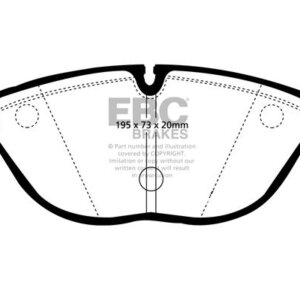 EBC Greenstuff 2000 prednje kočione pločice za Audi A4, Audi A8