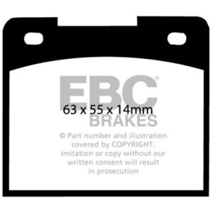 EBC Greenstuff 2000 prednje kočione pločice za Volvo 240, Volvo 260