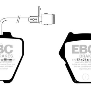 EBC Greenstuff 2000 prednje kočione pločice za Audi A8, VW Passat