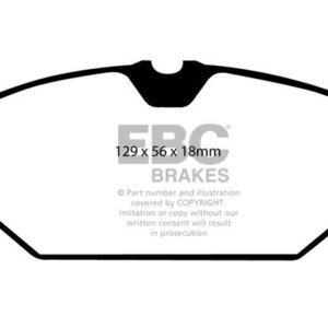 EBC Greenstuff 2000 prednje kočione pločice za Renault Megane