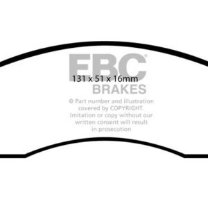 EBC Greenstuff 2000 prednje kočione pločice za Mazda 323, Mazda 626