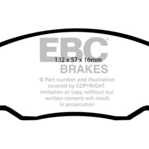 EBC Greenstuff 2000 prednje kočione pločice za Mazda 323, Mazda 626