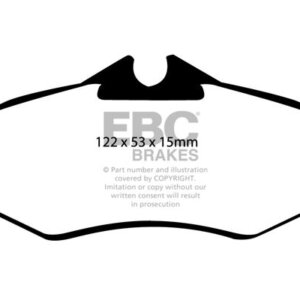 EBC Greenstuff 2000 prednje kočione pločice za Citroën C2, Citroën C3 Picasso