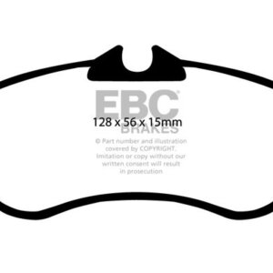 EBC Greenstuff 2000 prednje kočione pločice za Citroën C2, Citroën C3 Picasso