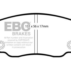 EBC Greenstuff 2000 prednje kočione pločice za Mazda 6