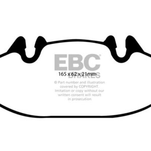 EBC Greenstuff 2000 prednje kočione pločice za Mercedes-Benz Viano