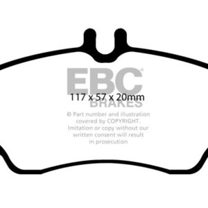 EBC Greenstuff 2000 prednje kočione pločice za Mercedes-Benz Vaneo