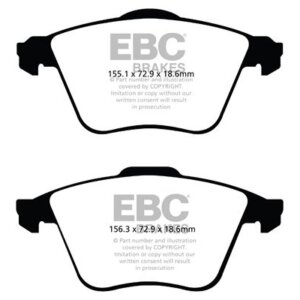 EBC Greenstuff 2000 prednje kočione pločice za Opel Signum, SAAB 9-3