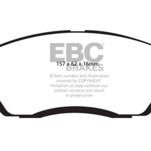 EBC Greenstuff 2000 prednje kočione pločice za Hyundai Santa Fe, Hyundai Santa FE