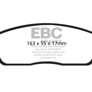 EBC Greenstuff 2000 prednje kočione pločice za Ford GT