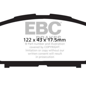 EBC Greenstuff 2000 prednje kočione pločice za Toyota Yaris