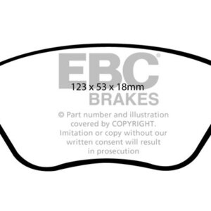 EBC Greenstuff 2000 prednje kočione pločice za Opel Adam