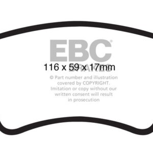 EBC Greenstuff 2000 stražnje kočione pločice za Audi A4, Audi A5
