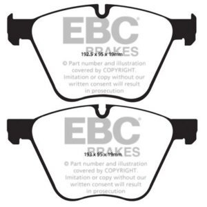 EBC Greenstuff 2000 prednje kočione pločice za BMW 5 Gran Turismo, BMW 7