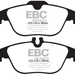 EBC Greenstuff 2000 stražnje kočione pločice za Mercedes-Benz E-Class, Mercedes-Benz GLK-Class