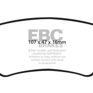 EBC Greenstuff 2000 stražnje kočione pločice za Opel Insignia