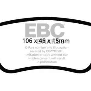 EBC Greenstuff 2000 stražnje kočione pločice za Renault Clio