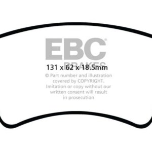 EBC Greenstuff 2000 prednje kočione pločice za Renault Kangoo