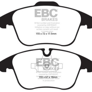 EBC Greenstuff 2000 prednje kočione pločice za Citroën C5