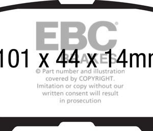 EBC Greenstuff 2000 stražnje kočione pločice za Mitsubishi Outlander, Mazda 6