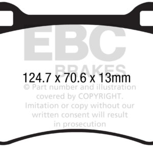 EBC Greenstuff 2000 prednje kočione pločice za Abarth 124, Mazda MX-5