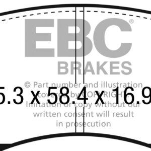 EBC Greenstuff 2000 prednje kočione pločice za Subaru Impreza, Subaru Outback