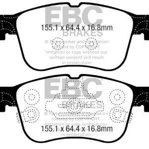 EBC Greenstuff 2000 prednje kočione pločice za Ford Puma