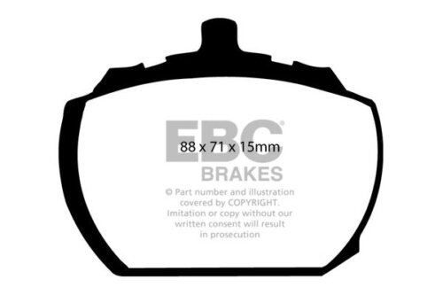 EBC Greenstuff 2000 prednje kočione pločice za Ginetta G21
