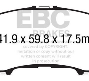 EBC Greenstuff 2000 prednje kočione pločice za Nissan Qashqai