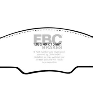 EBC Greenstuff 2000 prednje kočione pločice za VW Passat