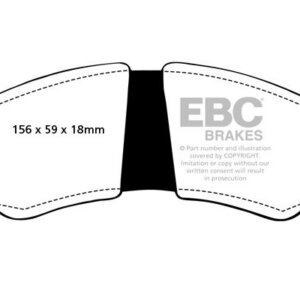 EBC Ultimax prednje kočione pločice za Renault Trafic