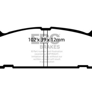 EBC Greenstuff 2000 stražnje kočione pločice za Mazda MX-5, Suzuki Baleno