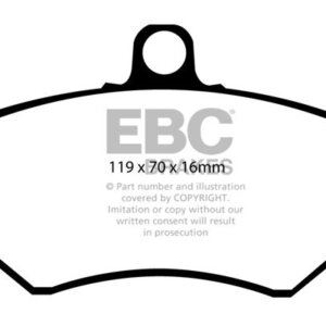 EBC Greenstuff 2000 prednje kočione pločice za VW Passat