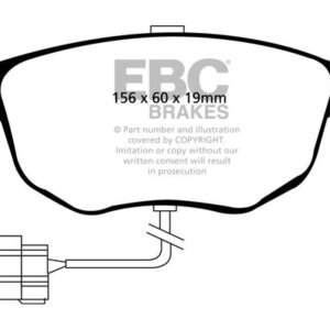 EBC Greenstuff 2000 prednje kočione pločice za Ford Mondeo, Ford Scorpio