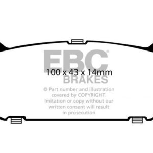 EBC Greenstuff 2000 stražnje kočione pločice za Ford Probe, Mazda 626