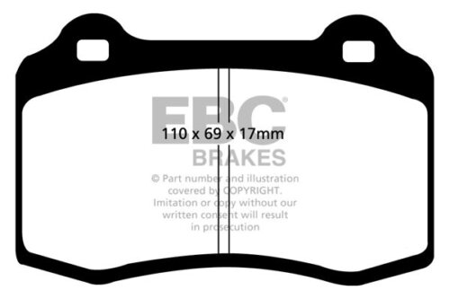 EBC Redstuff prednje kočione pločice za Bugatti EB110