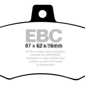EBC Ultimax stražnje kočione pločice za Audi A4, Audi A6