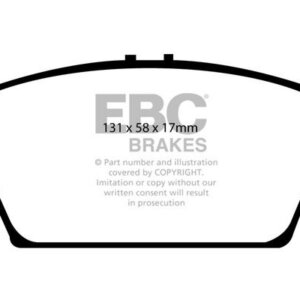 EBC Yellowstuff prednje kočione pločice za MG ZS, MG ZR