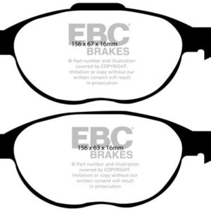 EBC Yellowstuff prednje kočione pločice za Ford C-Max, Ford Focus