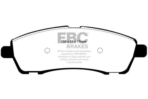 EBC Yellowstuff stražnje kočione pločice za Ford Excursion