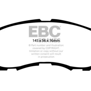 EBC Yellowstuff prednje kočione pločice za Jeep Compass, Mitsubishi Space Wagon