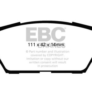 EBC Yellowstuff prednje kočione pločice za Ford Explorer