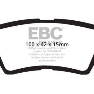 EBC Yellowstuff stražnje kočione pločice za Hyundai i30, Kia Carens