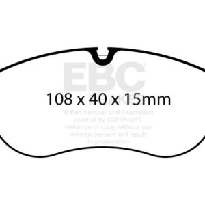 EBC Yellowstuff prednje kočione pločice za VW ID.4, VW ID.5