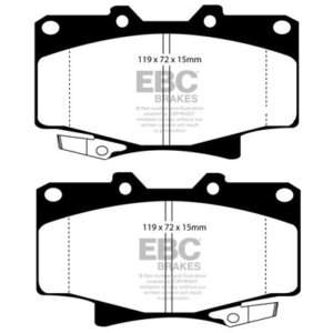 EBC Yellowstuff prednje kočione pločice za Toyota 4Runner, Toyota Land Cruiser