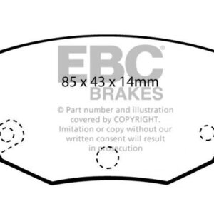 EBC Ultimax stražnje kočione pločice za Hyundai Lantra, Nissan 300ZX