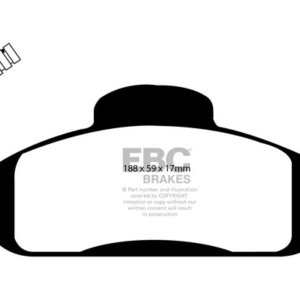 EBC Greenstuff 6000 prednje kočione pločice za Mercedes-Benz M-Class